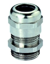 Paquet de 5 presse-étoupes IP68 laiton nickelé M12, M16 ou M20 + écrous de serrure