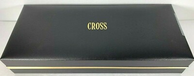 CROSS SIGNATURE BLACK LACQUER ROLLERBALL PEN WITH 22K GOLD