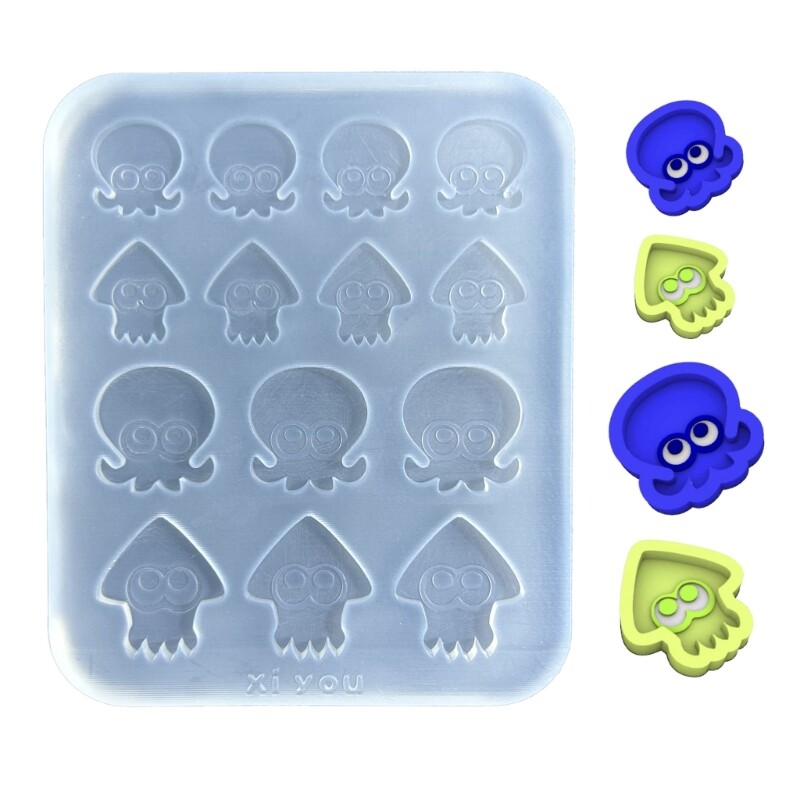 Resin Casting Shaker Filler Mold,Epoxy Silicone Mold,Sepiida Mold