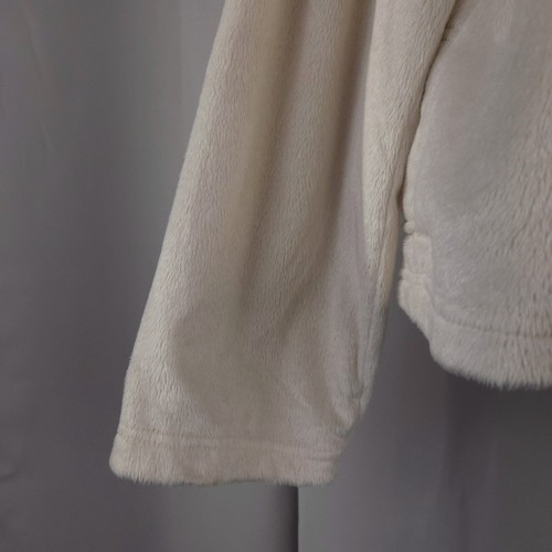 Womens Cardigan Ivory Button Sweater Jacket Soft Cozy Relax Boyfriend Style S M - Picture 6 of 12