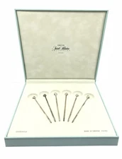 Good Ercuis Saint Hilaire Silver Plate Paris Hors d'Oeuvres Pick Set of 6 2699PP