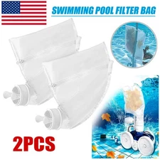 2Pcs Pool Cleaner Bags Nylon Mesh Filter Bag for Polaris 280 480 Part K13 K16