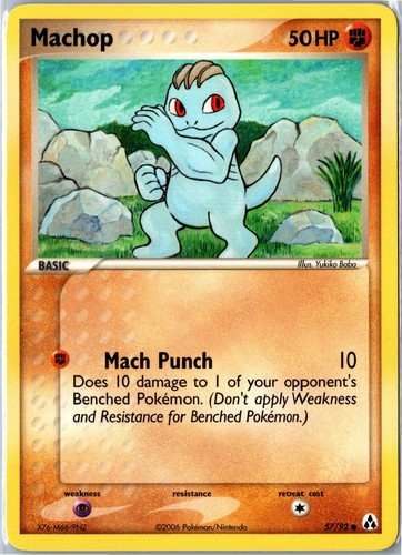 Machop 57/92 EX Legend Maker Common