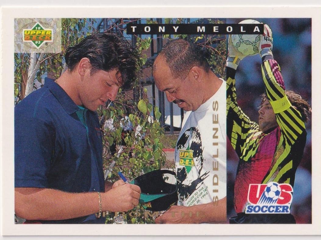 1993 Upper Deck World Cup Preview (English/Spanish) #149 Tony Meola