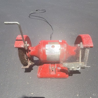 Mac Tools BG612R Bench Grinder Red Corded Electric 115V Rotary/Circular