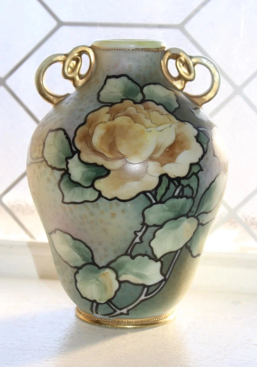 黄色1900-1940 年日本花瓶| eBay
