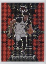 2022-23 Panini Mosaic Red Mosaic Prizm Cameron Johnson #14 3m8