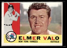 1960 Topps Elmer Valo EX/MT Set Break #237