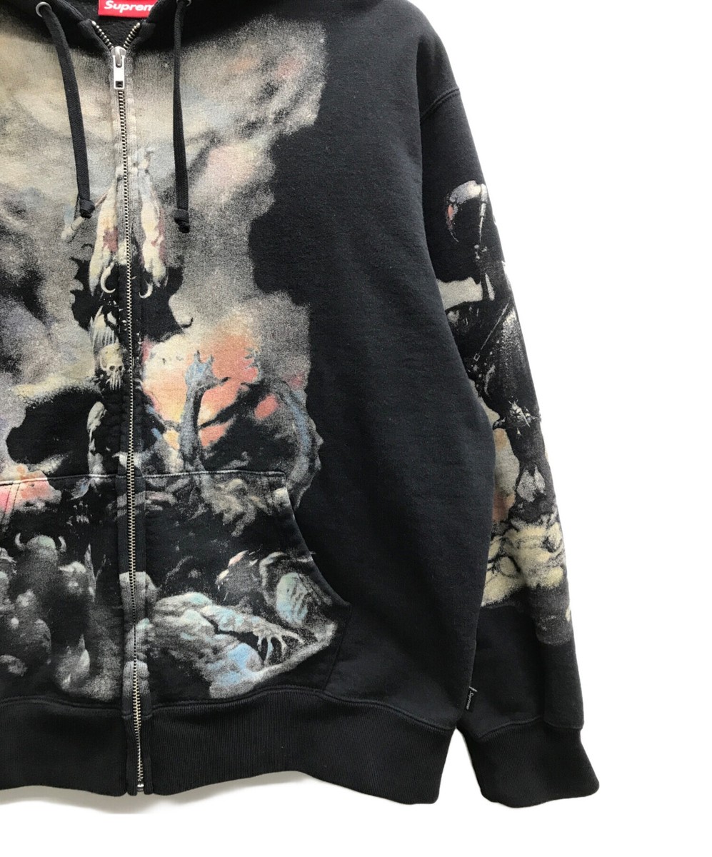 SUPREME × Frank Frazetta Zip Up Hooded Sweatshirt Size: S SUPREME × Frank Frazetta Zip Up Hooded Sweatshirt Size: S