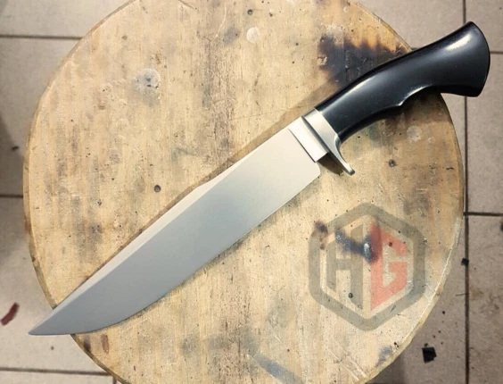 CUSTOM HANDMADE D2 WERKZEUGSTAHL JAGD SURVIVAL BOWIE MESSER JAGDMESSER - Bild 2 von 3