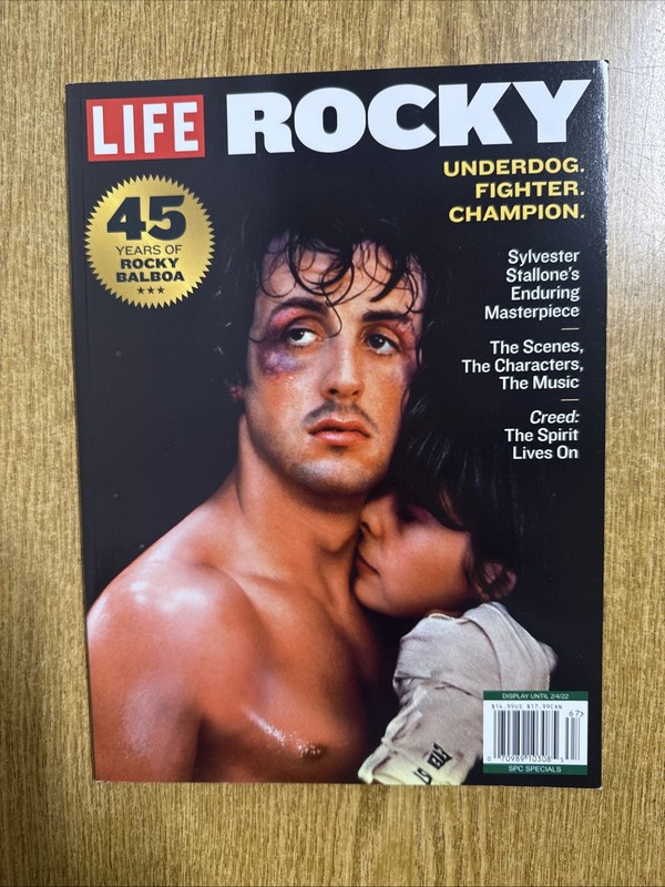 Life Magazine Rocky 45 Years Special Edition Sylvester Stallone 2022