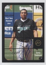 2001 Just Minors Auto Black /50 Carlos Zambrano #BA.B.50 Auto 0q3