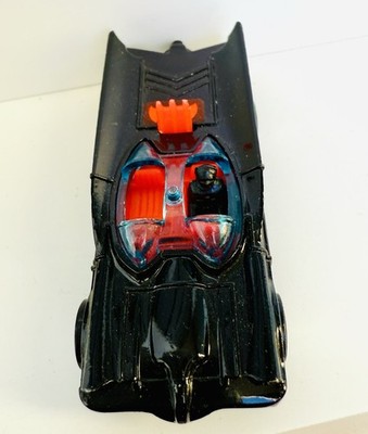 1976 Corgi Juniors Batmobile W/ Batman 1:64 Scale Toy DC Comics