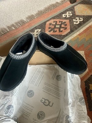 UGG TASMAN 2 SLIPPER SHOES SIZE US WOMEN 8 TASMAN BRAID BLACK SUEDE New In Box