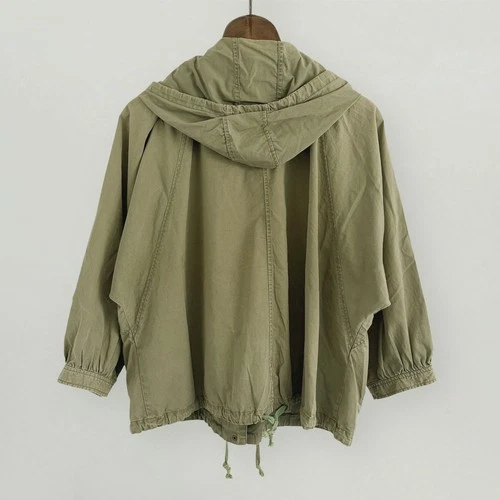 RAY BEAMS JAPAN PARKA HOODED MILITARY JACKET 3/4 SLEEVE 24/25" image 2
