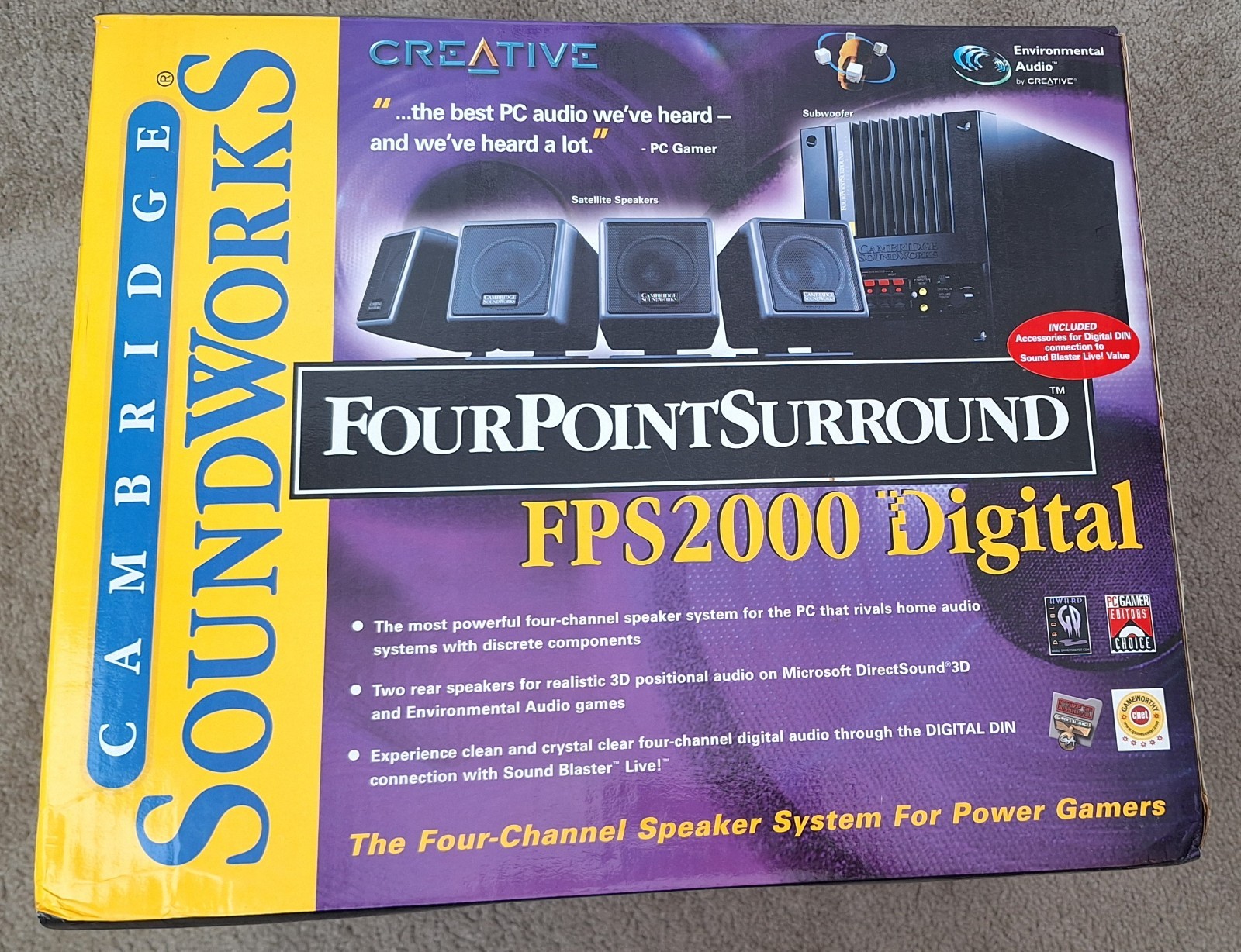 Cambridge SoundWorks FPS2000 Digital Speakers Four Point Sur