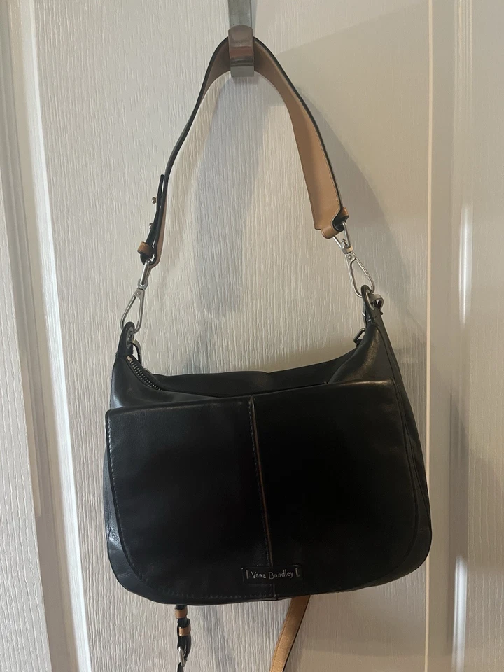 Bandolera cargo de cuero Vera Bradley vintage con correas para el hombro y la bandolera Foto 4 de 4