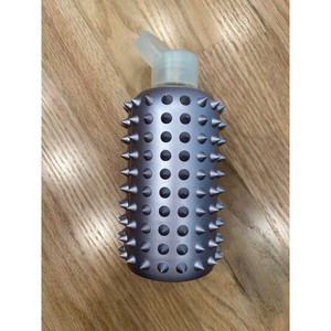 BKR Water Bottle 500ml Spiked Studded Moondust Metallic Purple Grey