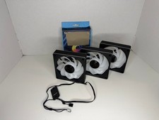  FANS ONLY Lian Li UNI FAN CL Wireless 120mm Case Fan - Black Reverse 3 Pack 