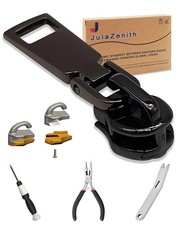 Durable Zipper Pull Replacement, Zipper Repair Kit with Fixing Tools, Profess...