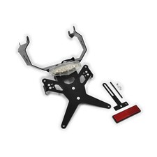 Soporte de matrícula Zieger X-Line negro para Honda 07-12 CBR 600 RR