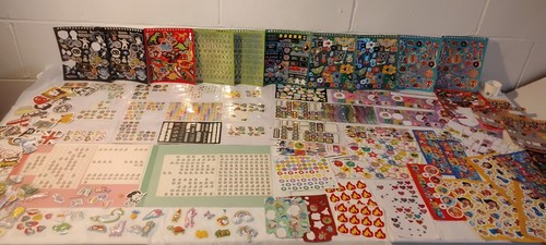 Sticker Collection 2000+ Lot Various SandyLion + Other Foil Fuzzy Puffy Letters 