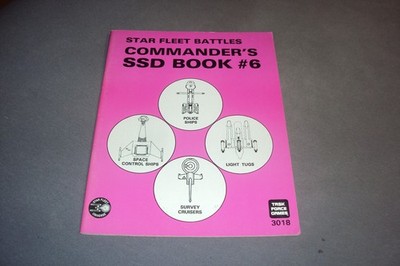 Star Fleet Battles Commander's SSD Book #6 Task Force Games 3018 von 1985