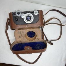 VINTAGE Argus C3 Rangefinder 35mm Film Camera w/ Cintar 50mm lens  Leather Case