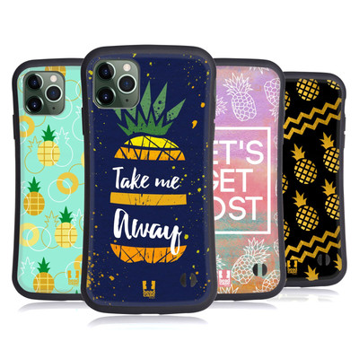 HEAD CASE PINEAPPLE PRINTS HYBRID-SCHUTZHÜLLE FÜR APPLE iPHONES HANDYS