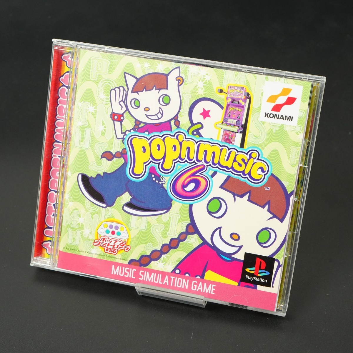 Konami Pop'n Music Controller 2 RU014-J2 PlayStation PS PS2 w/ Pon