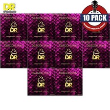 10-PACK DR DEQ-9 Dragon Skin+ Quantum Nickel Coated Eletric Guitar Strings 9-42