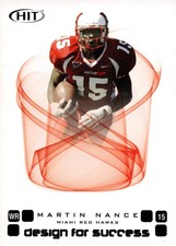 2005 Sage Hit Design for Success Green #D-15 Martin Nance Rc