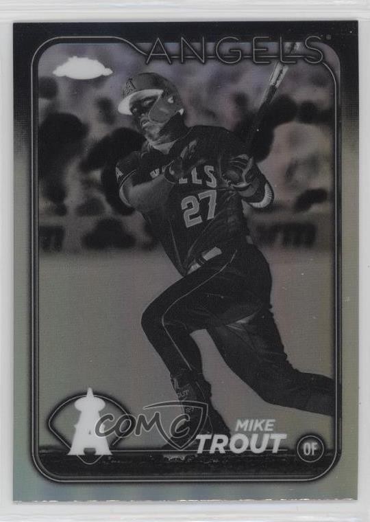 2024 Topps Chrome Negative Refractor Mike Trout #200 1d59
