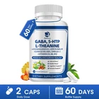 GABA 750mg | 120 Capsules Gamma Aminobutyric Acid Supplement Stress Relief