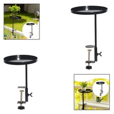 Windowsill Clamp Tray Space Saving Plant Shelf Iron Extension Organizer for Home