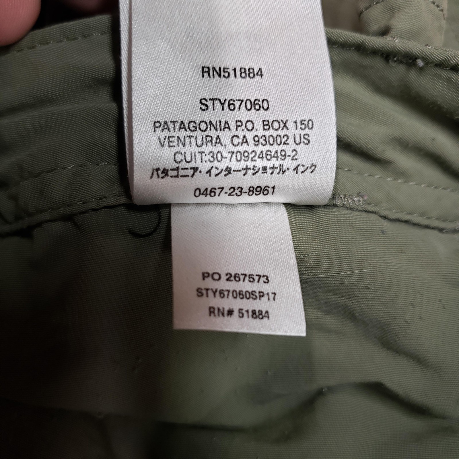 Patagonia Hiking Pants Mens XL Green Nylon Cargo 37x27 Trail Outdoor STY67060 image 9