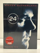 24 Twenty Four - Season 2 (DVD, 2003, 7-Disc Set) Kiefer Sutherland