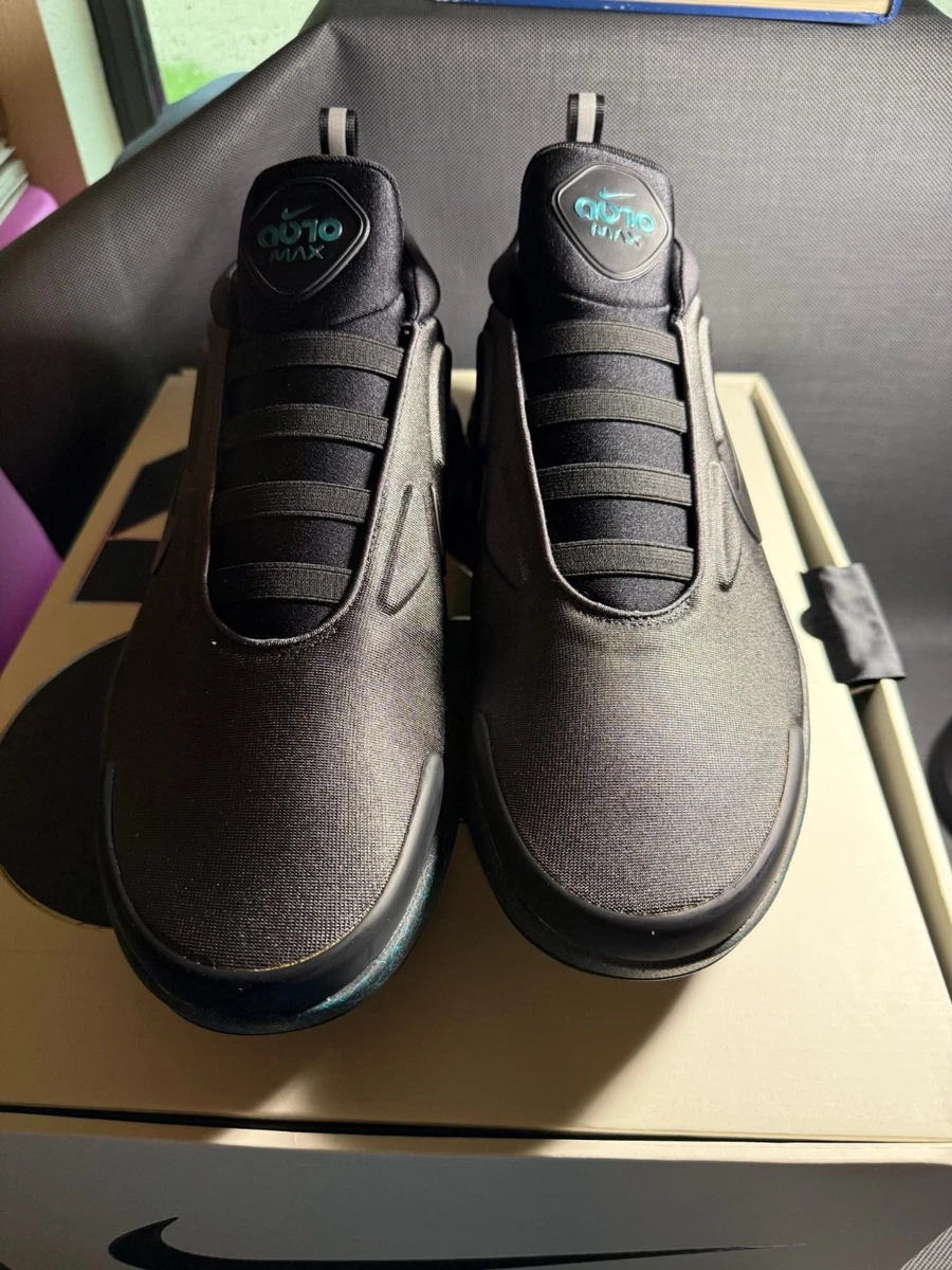 Nike Adapt Auto Max Size 9.5 Black Self Lacing Sneakers OG Box Charger Rare Nike Adapt Auto Max Triple Black (US Charger) Men main image 4