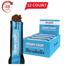 (3 pack) Barebells Protein Bars, Creamy Crisp, 20g High Protein, 1.9oz, 12 Count