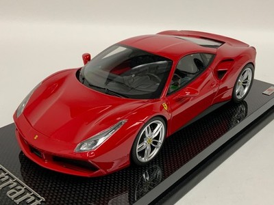 1/18 MR Collection Ferrari 488 GTB 2015 Geneva Show New Rosso Corsa Red  FM23