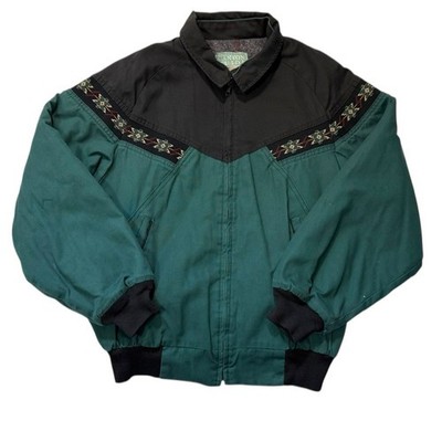 Vintage Canyon Guide Outfitters Jacket with Aztec trim