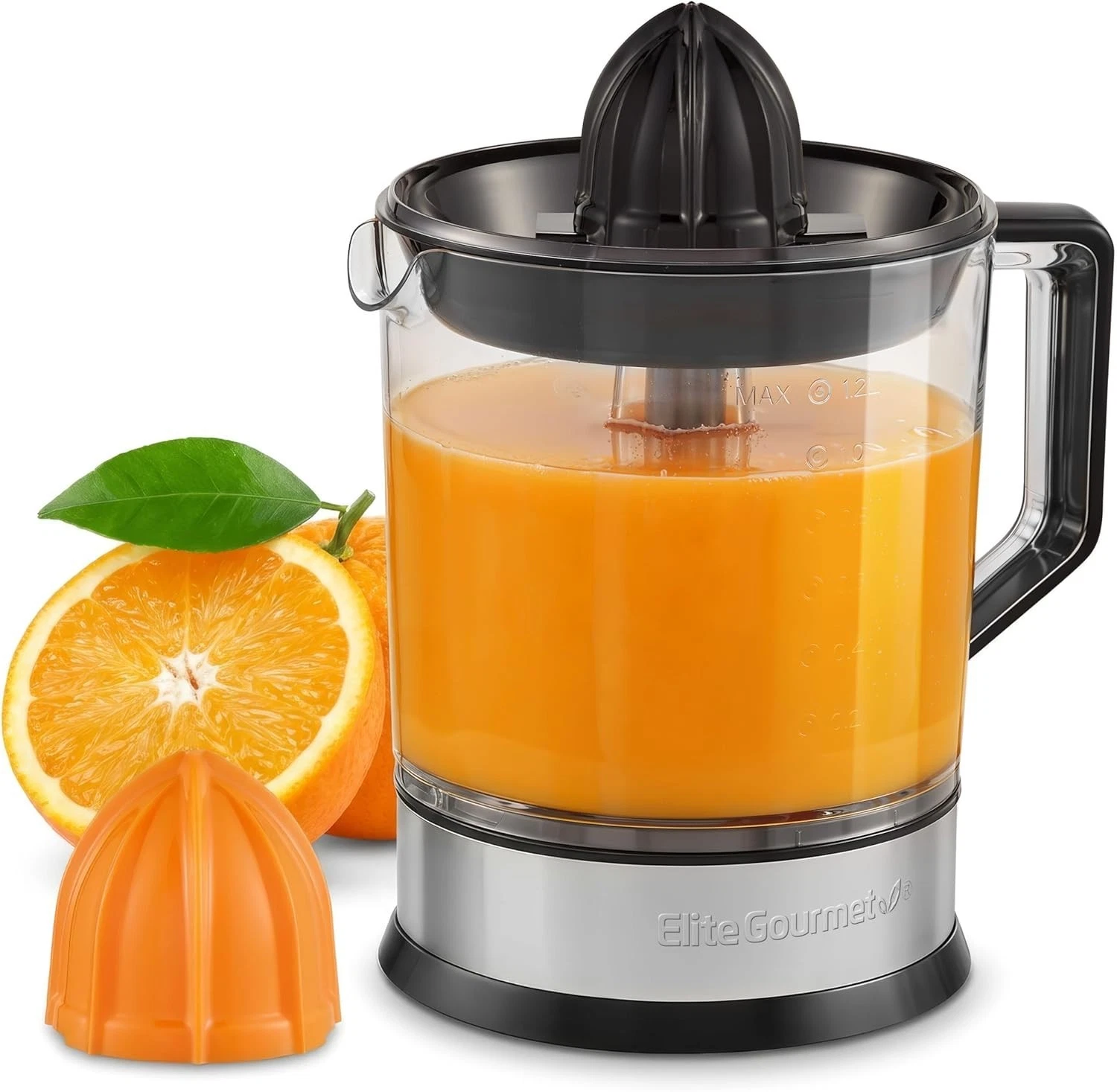 Electric Citrus Juicer Large Volume Squeezer Lemon Orange Pulp Extractor 1.2L