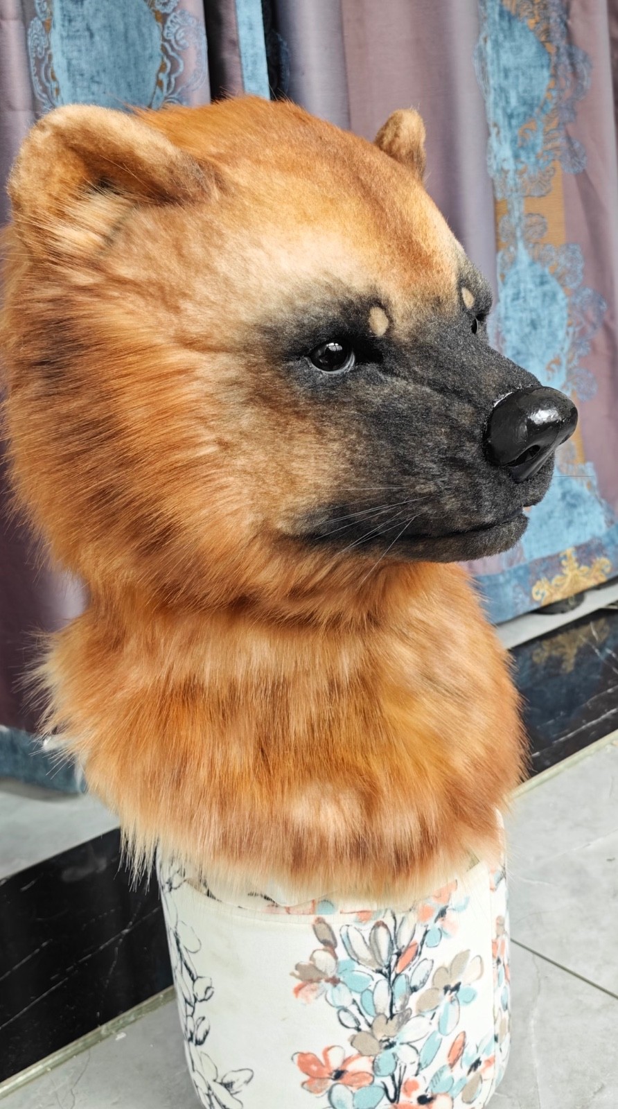 Customizable High-Quality Realistic Wolverine Fursuit Head Cosplay Mascot image 4