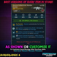 Borderlands 4 🎉 Wombo Combo ✨ Many Options/Best Rolls ⭐ Or Customize! ⭐