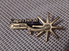 Vintage Calgary Herald  Squr Pin