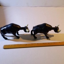 Road To El Dorado bull Burger King action figure toy Dream Works lot of 2