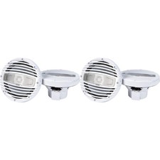 Hertz Marine 2 Pair  HMX-65-TW 6.5 in. 4  Marine Coax Set with All White Gr...