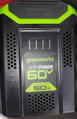 #ad GreenWorks ULTRAPOWER LB6051 60V 5.0Ah Lithium Ion Battery Black $100.00