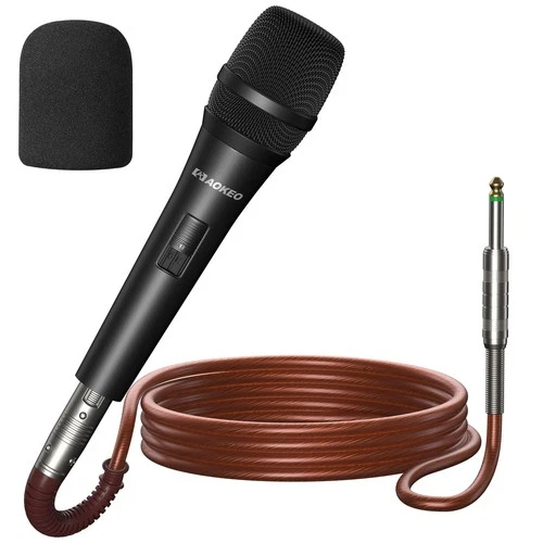 A450 XLR Dynamic Karaoke Microphone Handheld with Foam Cover and 5m XLR – A450