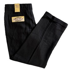 Garret Scott Mens Pleated Linen Pants Trousers - Size 42x30 Black Nwt Garret Scott Mens Pleated Linen Pants Trousers - Size 42x30 Black Nwt